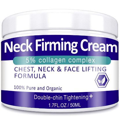 Neck Firming Cream,Anti Aging Moisturizer for Neck & Décolleté,Saggy Neck Tightener & Double Chin Reducer Cream