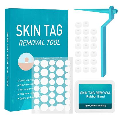 Skin Tag Remover,Wart Remover,Skin tag Removal Kit for Face and Body,Smooth Results Small to Medium Sized Skin Tags