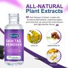 Skin Tag Remover, Wart Remover, Extra Strength Skin tag Removal Serum, Made of Natural Plant Extracts, No Scars, Zero-Pain, Simple and Easy to use, Suitable for Face and Body