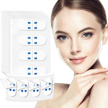 Face Lift Tape, 40pcs Instant Face Lifting Tape Invisible for Lift Double Chin and Tight Skin