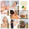 Organic Ginger Oil, Natural Ginger Oil Belly Drainage Ginger Oil, Body Massage Organic Ginger Essential Oil for Swelling and Pain Relief (3pcs)