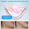 Senhorita Double Chin Reducer Machine, Electric Face Lift Device Beauty Belt, Portable Intelligent V-Face Shaping Massager with Blue Light