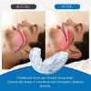 1Pcs Anti Snoring Mouth Guard, 1Pcs Anti Snoring Chin Strap, and 4Pcs Anti Snoring Nose Clip for Men and Women
