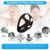 Anti Snoring Chin Strap, Anti Snoring Devices, Adjustable and Breathable Chin Strap for Snoring, Effective Snoring Solution for Men and Women