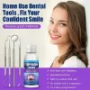 Tooth Repair Kit, Temporary Tooth Replacement Kit, Chipped Tooth Repair Kit for Missing & Broken Teeth, with Mouth Mirror, Tartar Scraper, Dental Probe, Regain Confidence Smile