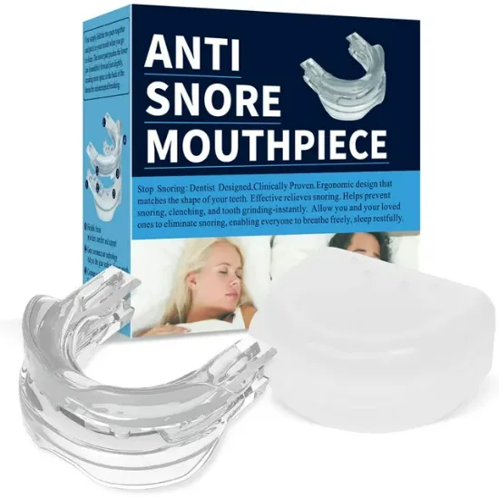 Anti Snoring Device Mouthpiece, Professional Comfortable&Adjustable Snore Mouthpiece,Snoring Solution for Men/Women Better Sleep