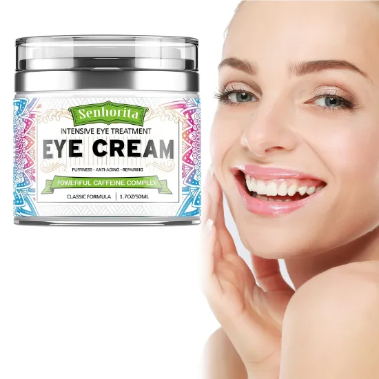 Eye Cream for Dark Circles and Puffiness,Eye Repair Gel-Cream for Removing Eye Bags,Fade Eye Lines & Refresh Your Skin,24 Hour Hydration for All Skin Types