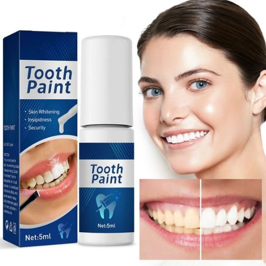 Picture of Tooth Paint, Professional Instant Teeth Whitening Paint, Tooth Polish Uptight White for Removiing Stains, Dirt, Get a Shiny Smile, Safe for Use, 5ML