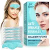 Forehead Wrinkle Patches, 10 PCS Smooth Forehead to Smooth Fine Lines & Wrinkles, Natural Anti-Wrinkle Forehead Patches with Hydrolyzed Collagen for Men & Women