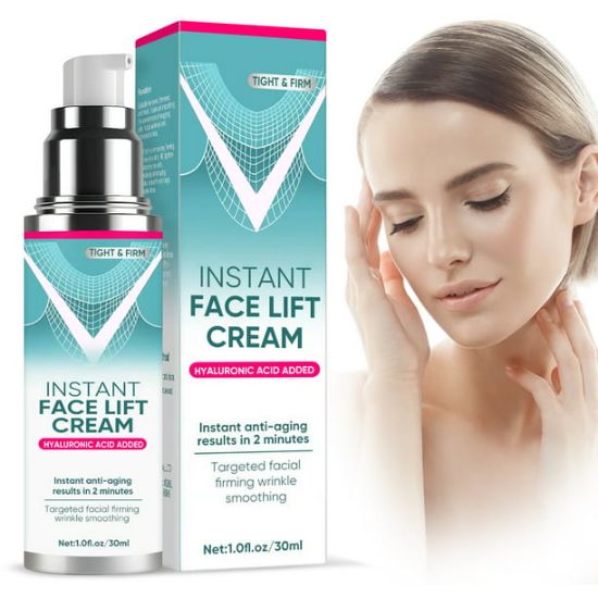 Picture of Face Lift, Instant Face Tightening Cream with Hyaluronic Acid, Neck, Eye Anti-aging Serum for Smoothing Fine Lines, Wrinkles and Firming Loose Sagging Skin, Puffiness in 2 Minutes